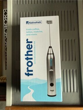 Native hand held Frother. NIB